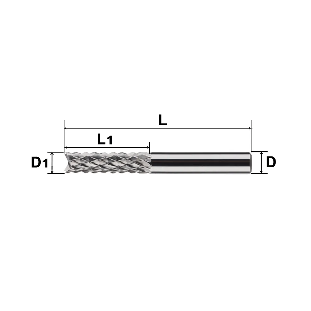 

Dreanique 1pc VHM-фреза Corn milling cutter PCB end mill with shank 1/8 inch 3.1mm