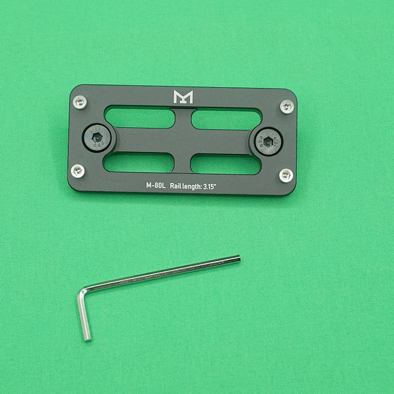 Mlok Action Camera Arca Rail Mount Adapter Base 3.15 Inch M-LOK Aluminum Quick Release For Arca-Swiss RRS Tripod Hunting Parts