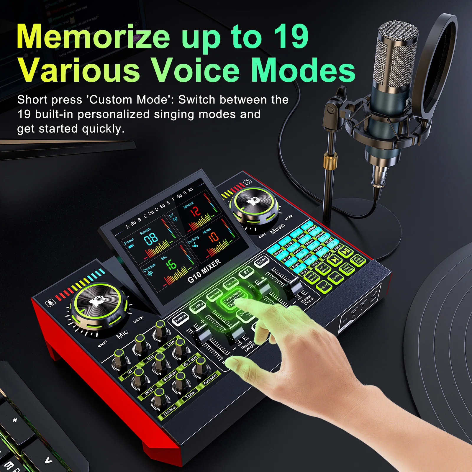 Tenlamp G10-P15B Podcast Micro - Pc Gaming Youtubers review and price