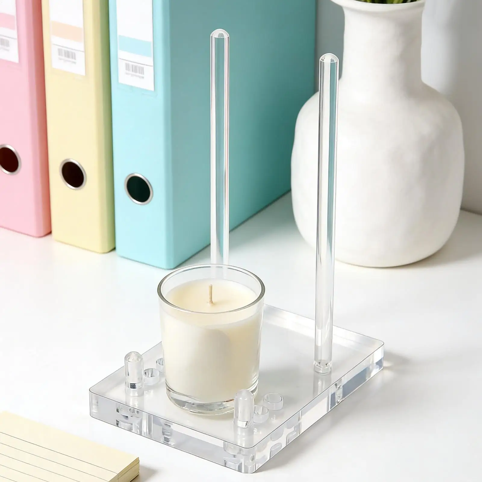 

Подставка для тарелок акриловая, нескользящая, компактная, элегантная, для книг, карточек, пластинок, разделочных досок, для дома и спальни