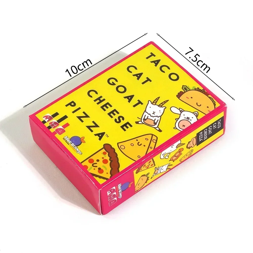 Taco Cat Goat Cheese Pizza Playing Cards Easter Edition Elf Candy Board Funny Games for Couples 2-8 People Friends Party Games