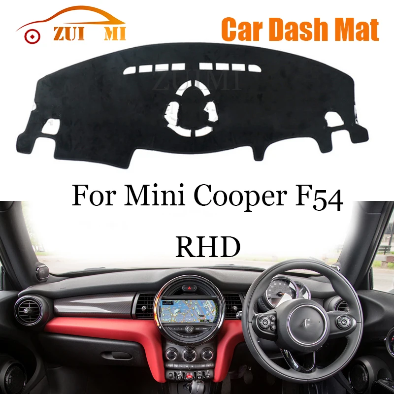 ZUIMI Dashboard Cover Dash Mat Dashmat Silicone Anti Slip Sole For Mini Cooper F54 LHD RHD Dash Board Cover Pad Sun Shade Mat