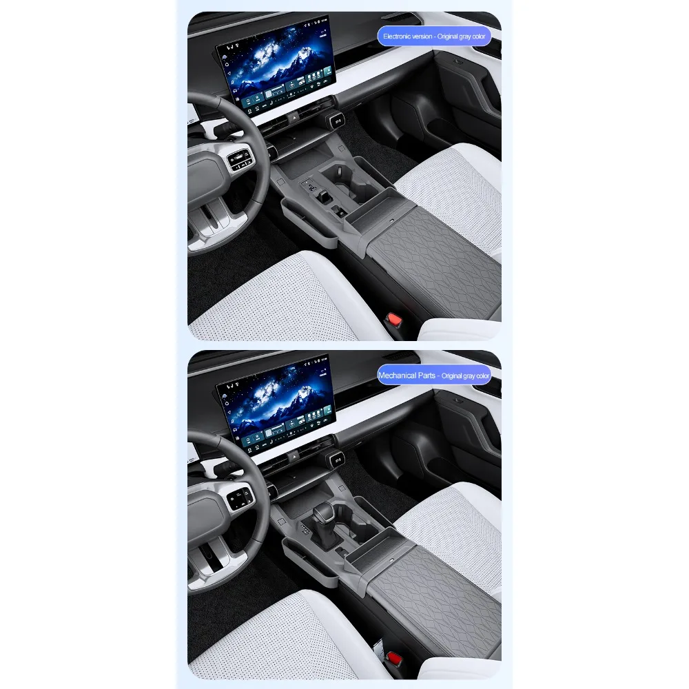 Für Toyota RAV4 2026-2028 LHD Mittelkonsole Silikonmatte Schalthebel-Schutzpad Schwarz Auto-Innenausstattung Zubehör Abdeckung – Detail 5