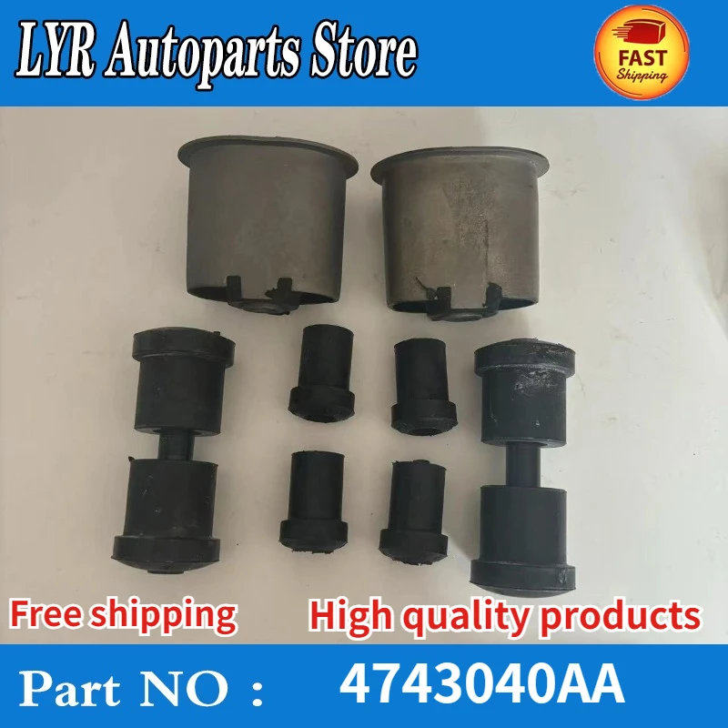 

A SUIT FIT For 2001-2007 GRAND CARAVAN CHRYSLER TOWN & COUNTRY REAR LEAF SPRING BUSHINGS 4228492 4743040AA 5006950AA 5006089AA