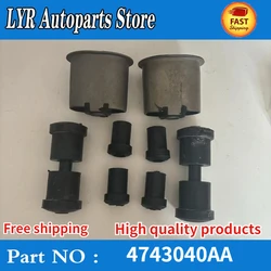 A SUIT FIT For 2001-2007 GRAND CARAVAN CHRYSLER TOWN & COUNTRY REAR LEAF SPRING BUSHINGS 4228492 4743040AA 5006950AA 5006089AA
