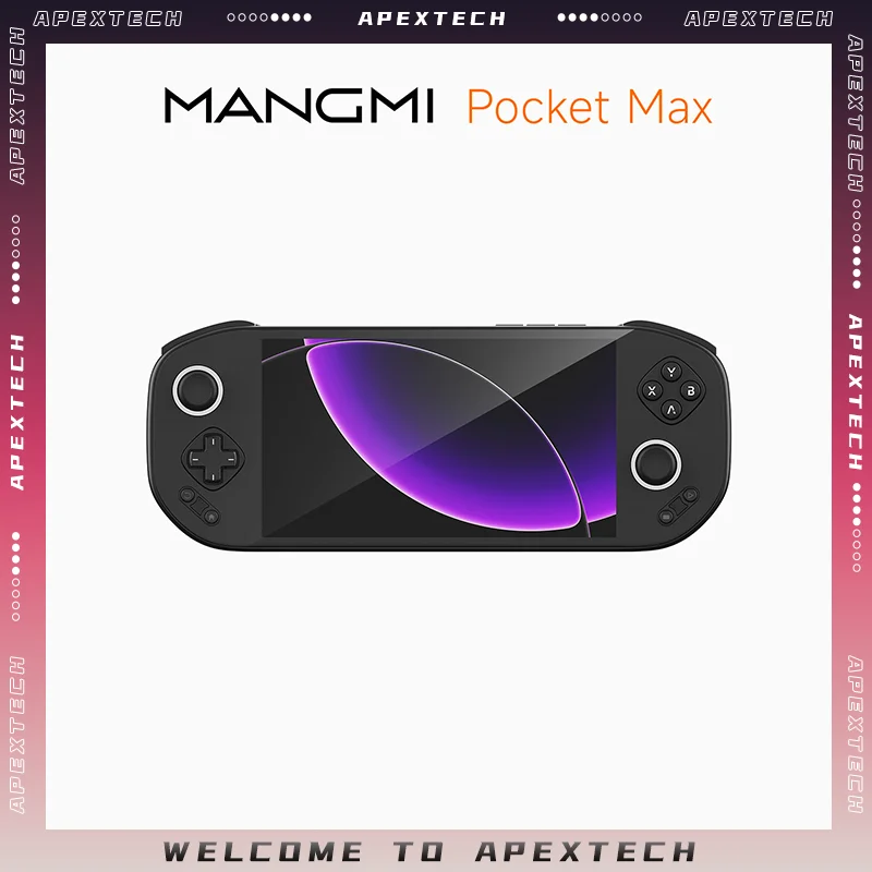 

Портативная игровая консоль MANGMI Pocket Max 7 с AMOLED-дисплеем 144 Гц, процессором Snapdragon 865, датчиками Hall, аккумулятором 8000 мАч для ретро-игр