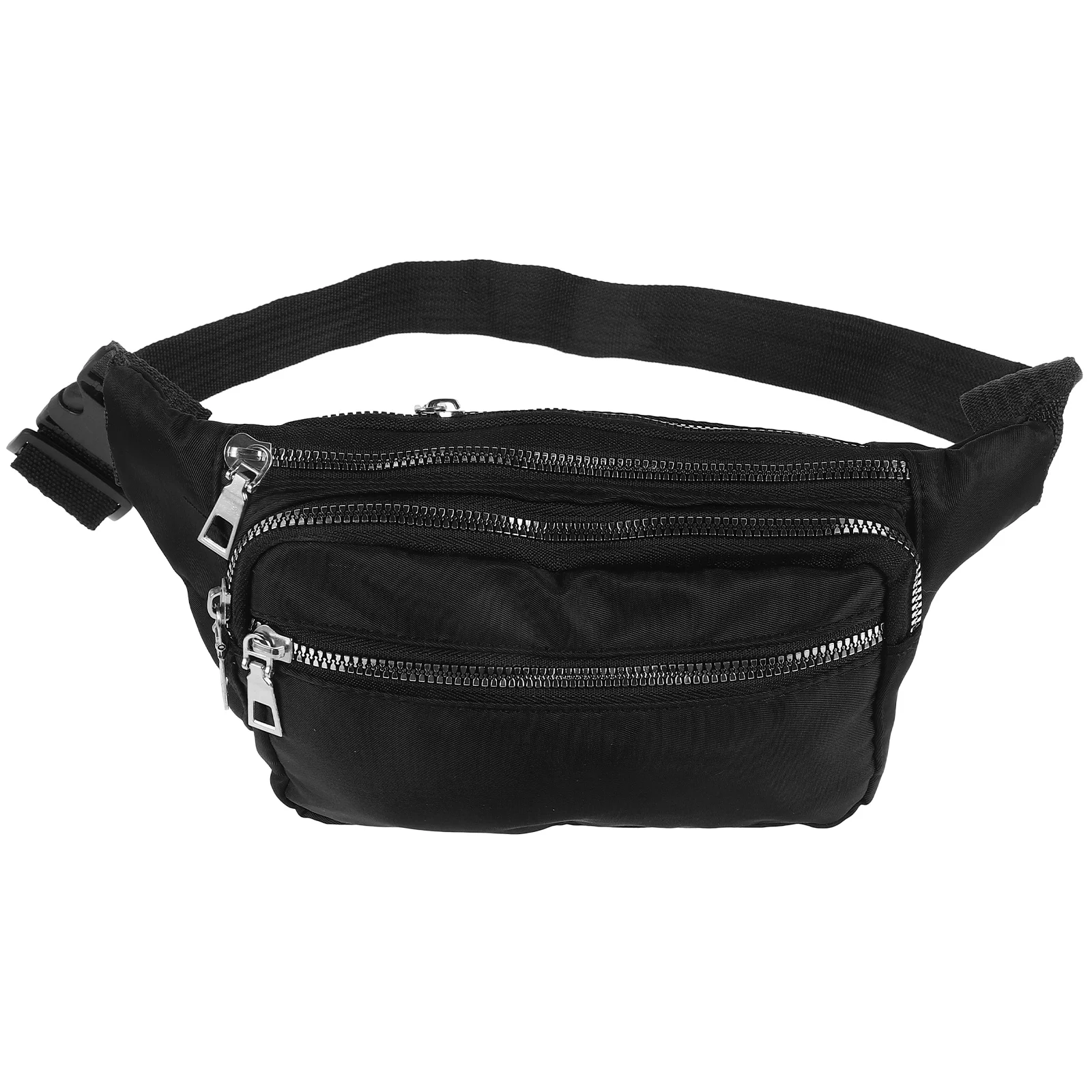

Waterproof Waist Pack Fanny Bag for Men Oxford Cloth Spacious Compartments Hiking Sports Outdoor Phone Wallet Keys Storage
