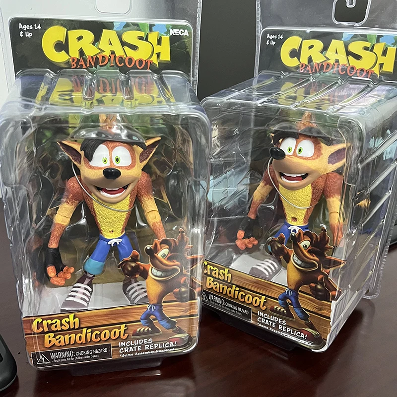 Crash figura juego Crash Bandicoot Sane trilogy acción Anime figura juguete muñeca decoración Halloween regalo de cumpleaños para niños
