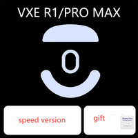 1 Set Ultraglide Mouse Skates For Dragonfly VGN VXE R1 PRO MAX SE Control Speed Mouse Feet ICE Version Mice Glides PTFE Feet