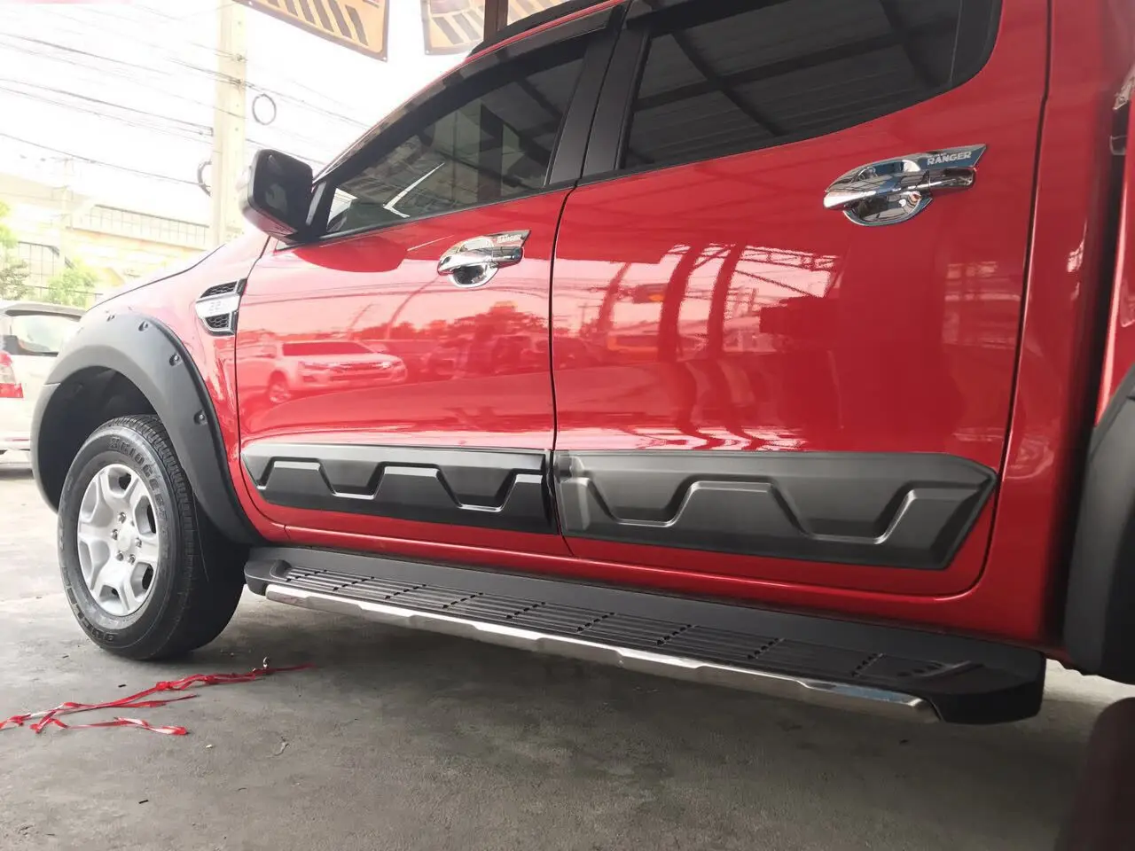 Karosserie verkleidung Seitentür forms chutz, kompatibel mit Ford Ranger Raptor 2014-2017 4x4 Autoteil zubehör – Detail 13
