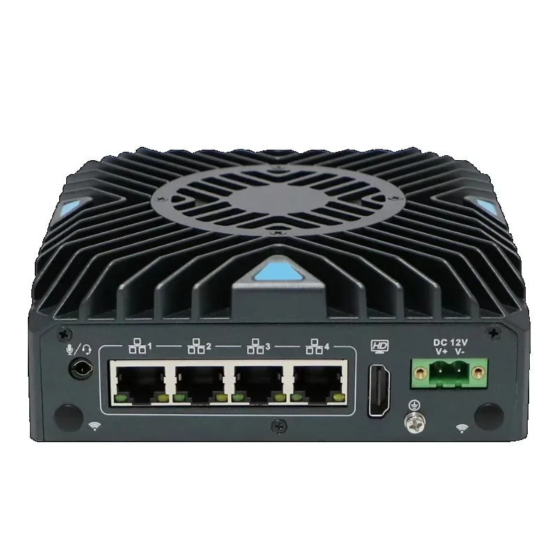 Ultra-thin compact I3 I5 I7 industrial barebones computer for robots