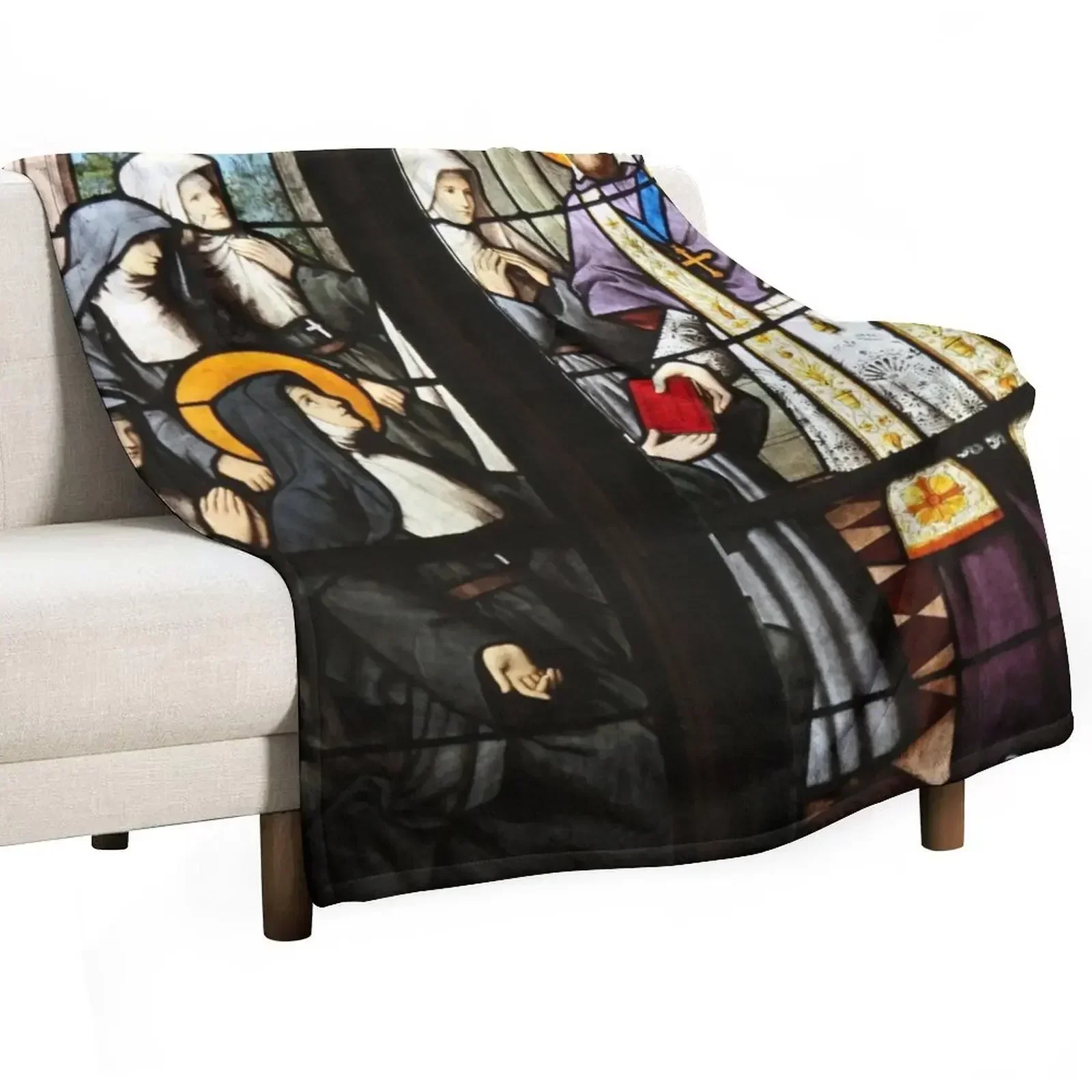 Saint Francis de Sales Throw Blanket sofa bed for babies Large Picnic Luxury Thicken Blankets For Baby Blankets