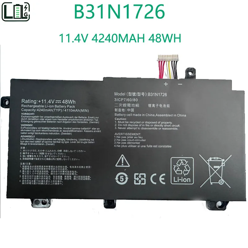 

B31N1726 Battery for ASUS TUF Gaming FX504 FX504G FX504GD FX504GE FX504GM FX505 FX505DT FX505DV FX505GE FX80 FX80G FX80GD FX80GE