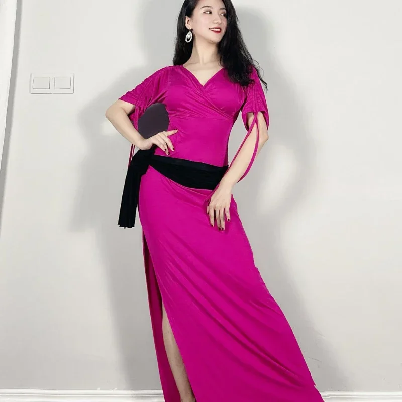 Strój do Tańca Brzucha Kurs Tańca Ubrania 2023 Damski Indyjski Dorosły Profesjonalny Orientalny Spódnica Damska