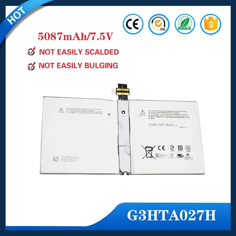 G3HTA027H DYNR01 7.5V 38.2Wh 5087mAh New Durable Replacement Battery For Microsoft Surface Pro 4 1724 12.3 Tablet