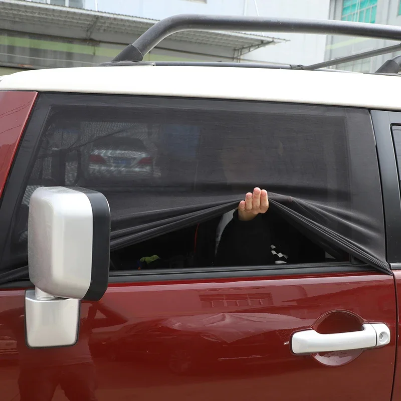 For Toyota FJ Cruiser anti-ultraviolet sunshade rear window insect-proof mesh elastic mesh durable and not easy to deform