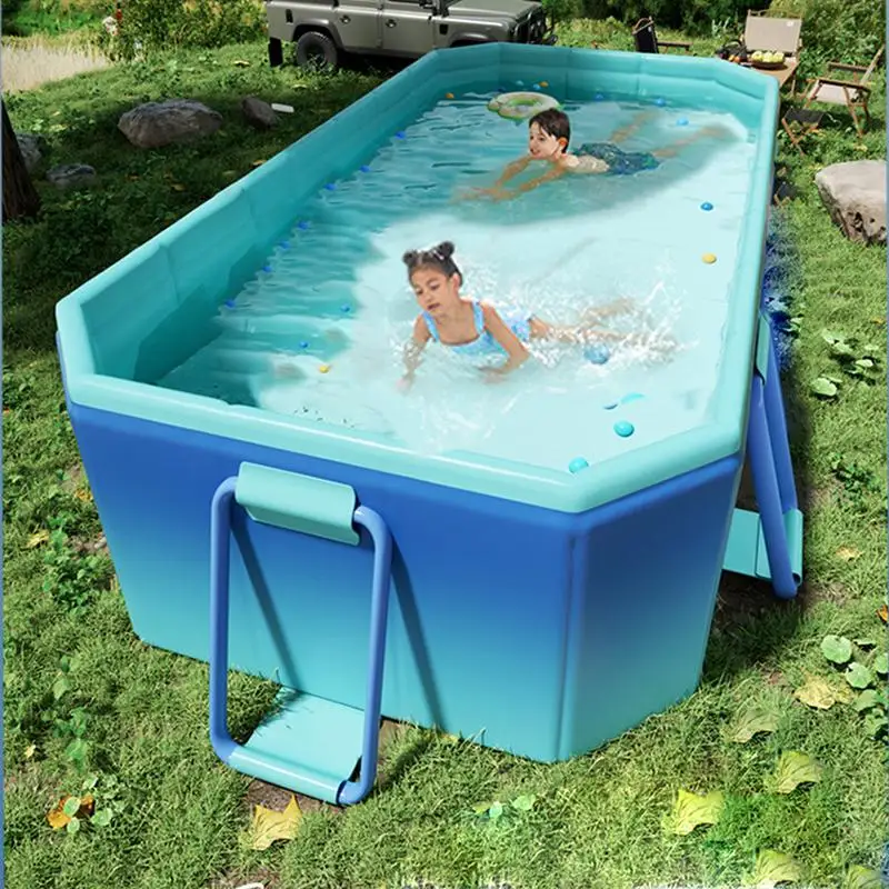 Foldable Swimming Pool Kid Pool Dog Pool Dog Swimming Pool Collapsible Portable Bath Tub Non-Inflatable Kid Pool Cat Shower Tub