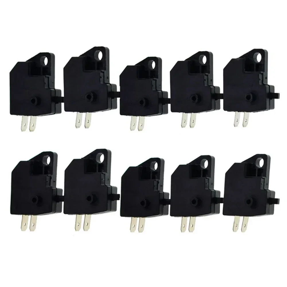 10Pcs Universal Motorcycle Right/Left Front Brake Stop Light Switch Press Button Motorcycle Disc Brake Switch