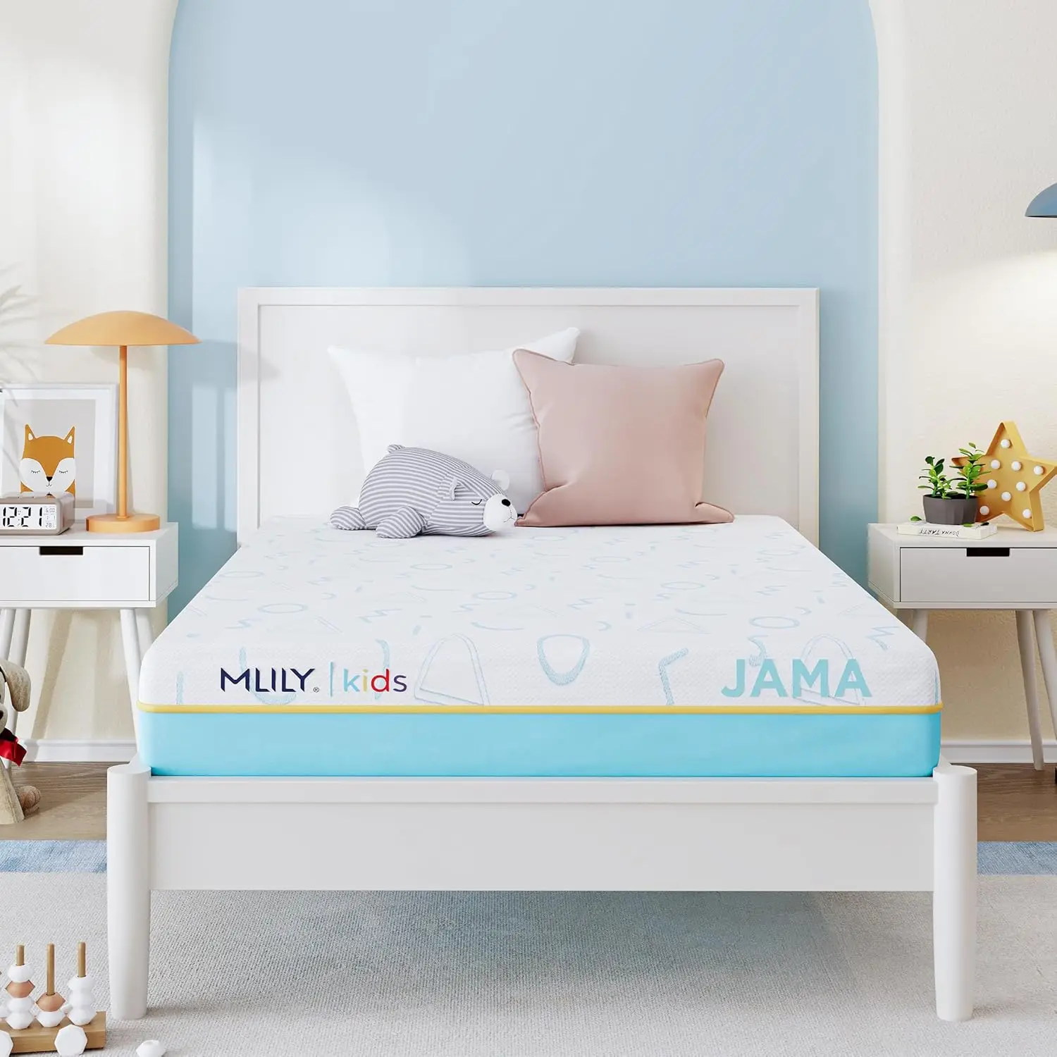 

Матрас Twin Size 6 дюймов, из пены с эффектом памяти, средней жесткости, произведено в США с сертификацией CertiPUR-US, размеры 75x38x6 дюймов.