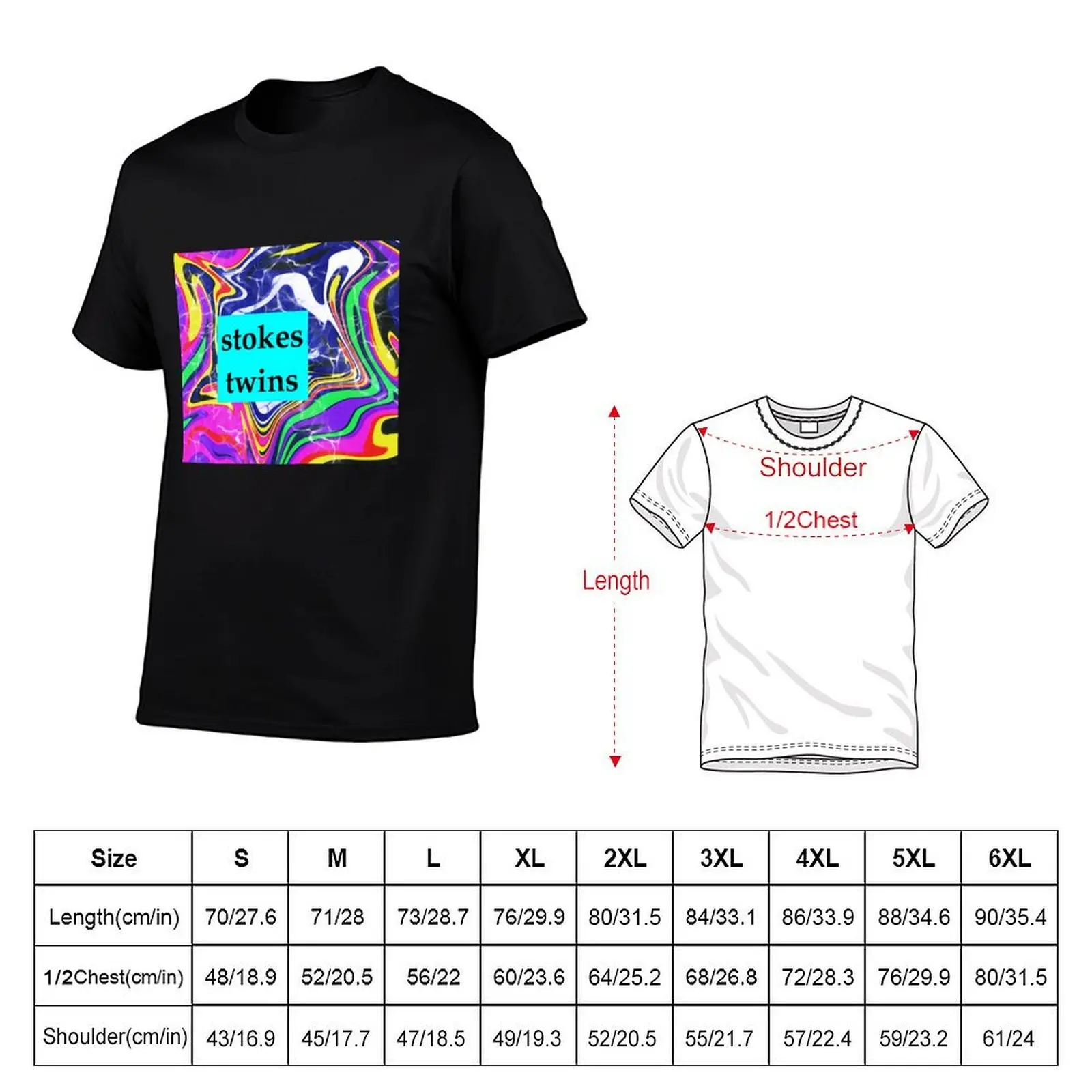 stokes twins T-Shirt anime shirt vintage graphic tee t shirts for men pack
