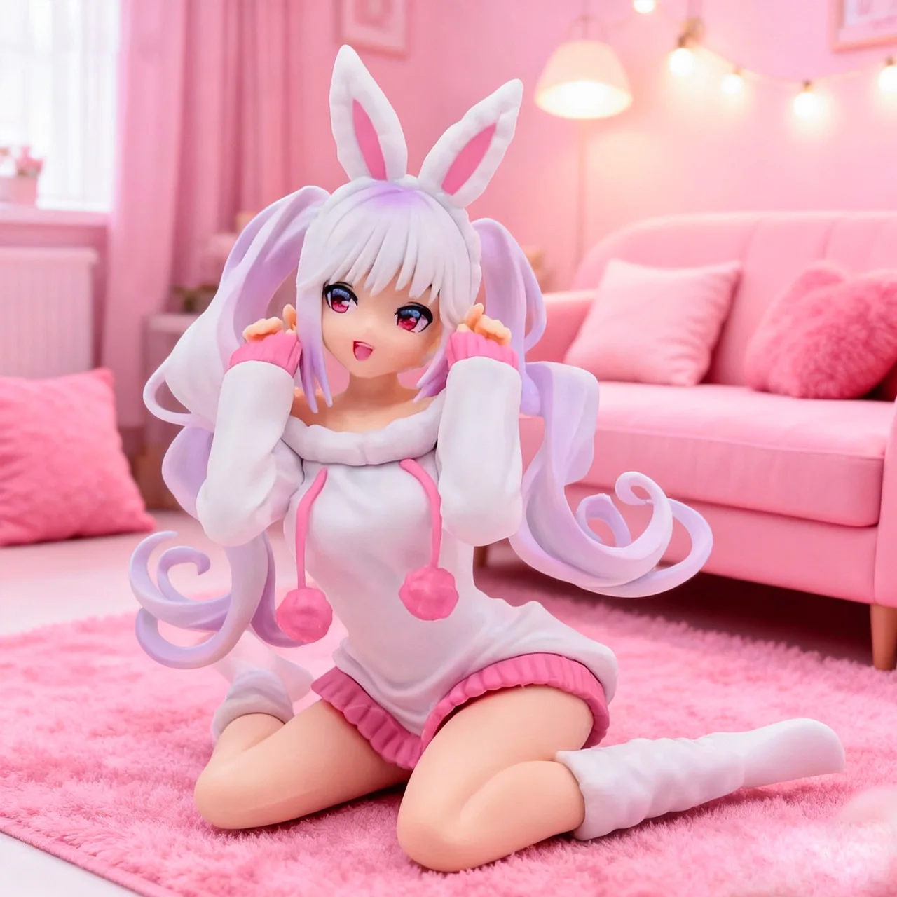 Neue Yumemirize „NIKKE: Die Göttin des Sieges“ Alice Anime Peripheriefigur – 12 cm PVC-Material, Modell zum Sammeln, Spielzeuggeschenk