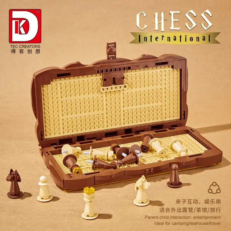 

Chess painting classic collection folding puzzle science and education building block toy