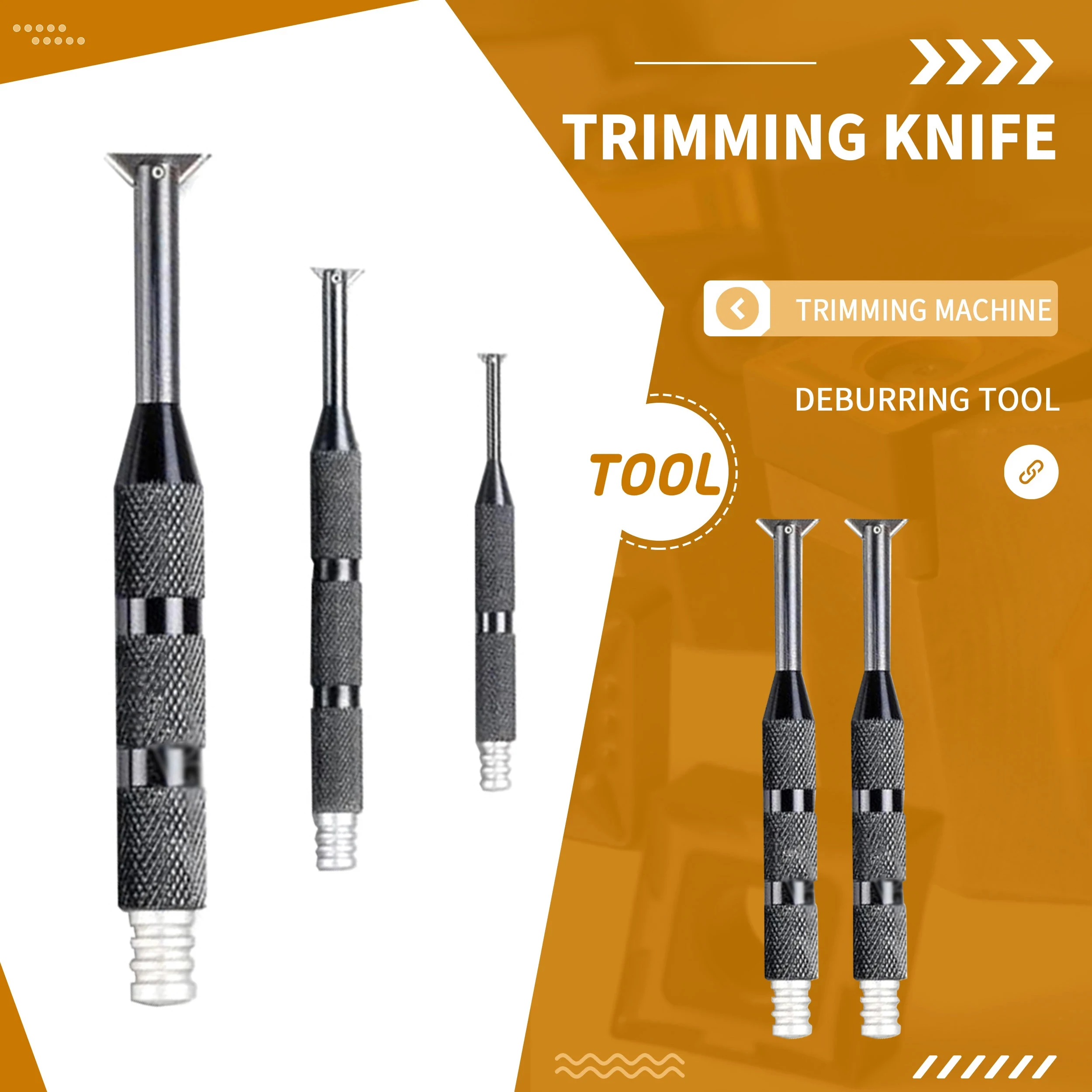 Flip type counterbore trimmer inner hole trimming knife deburring scraper RC1000 RC2000 RC2200 Trimming artifact Chamfering Tool