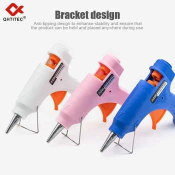 JCD 20W Pistolet do klejenia na gorąco DIY Mini pistolety przemysłowe do użytku domowego Temperatura cieplna Thermo Narzędzie naprawcze UE / USA Użyj sztyftów kleju 7 mm