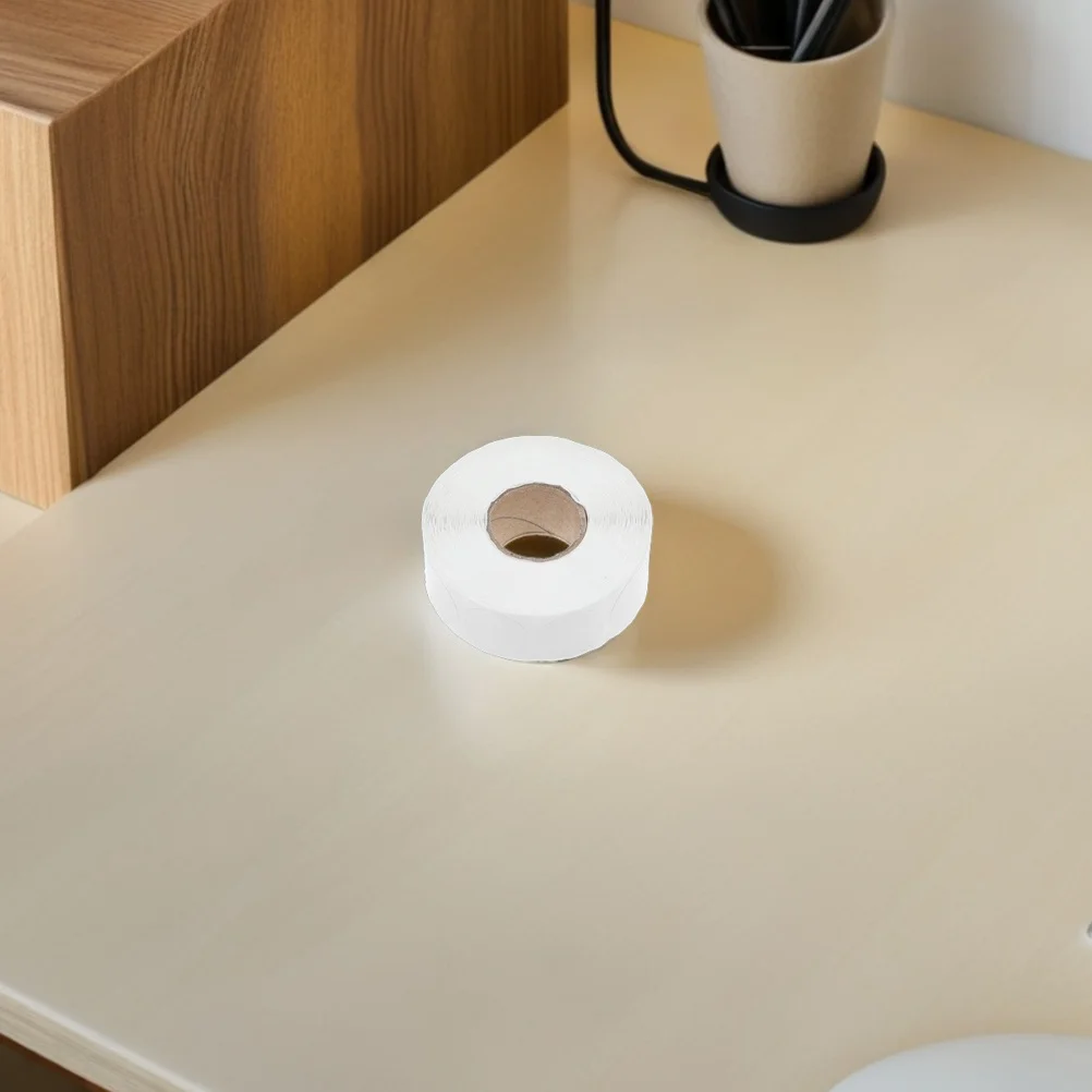 ملصقات ملصقات مستديرة بيضاء 3 مم سطح أملس لكتابة وضع العلامات وملصقات الفصول الدراسية المكتبية للفصول الدراسية #2