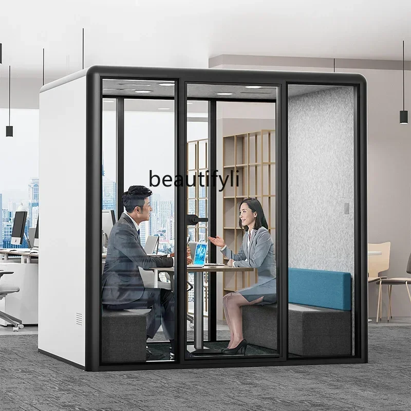 03.Office soundproof warehouse Silent room Piano soundproof room Silent warehouse Soundproof small space Mobile meeting room