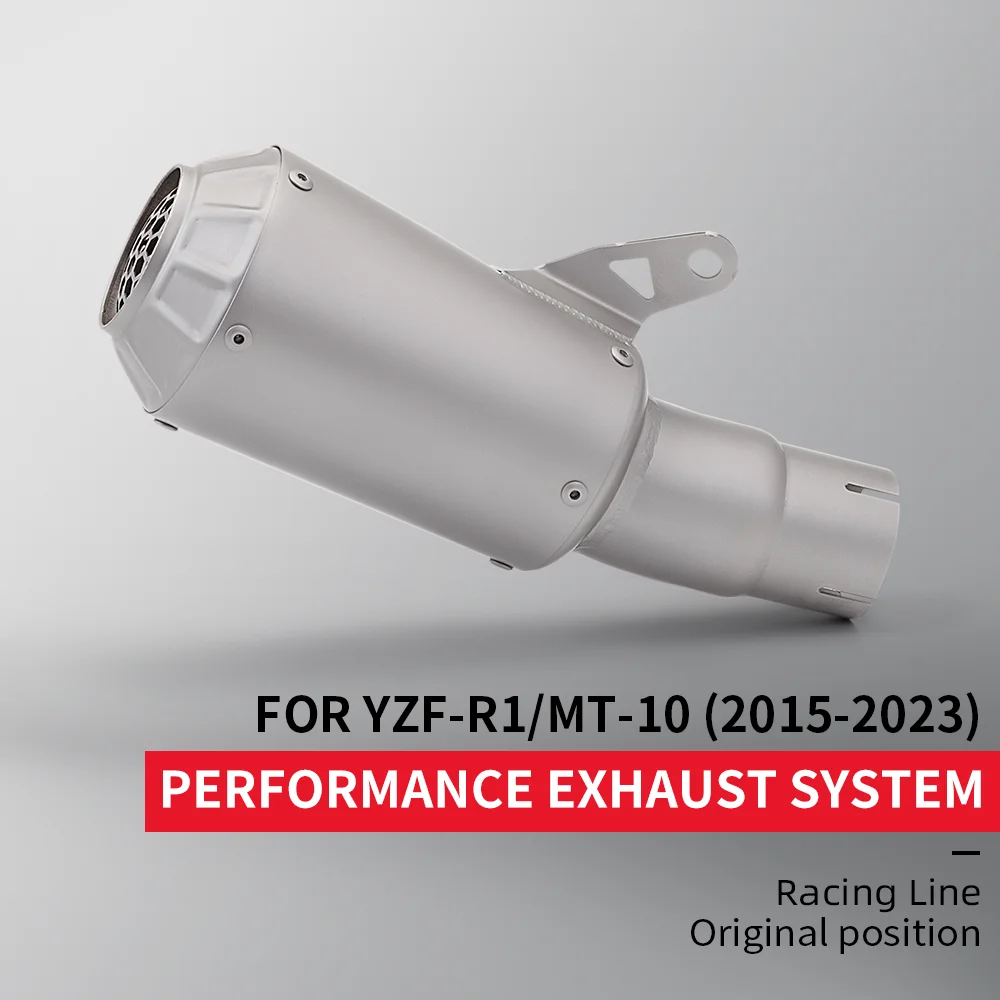 High Quality Exhaust System for YZF-R1/MT-10 (2015-2023) Racing Line Original Position High Performance Motorcycle Exhaust