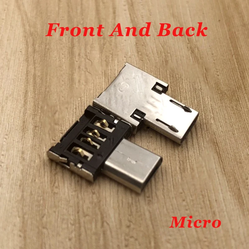 OTG Micro USB Type C Adapter Data Connector For Mobile Phones Tablets External USB Drives Mice Keyboards Controllers Cameras Etc