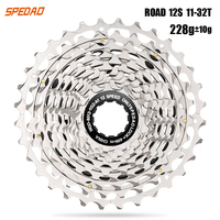 SPEDAO 12 SPEED CASSETT Road Bike CNC 11-32T Freeewheel Hub Super Light Road Bike K7 12v Cycling Cassette Bicycle Parts