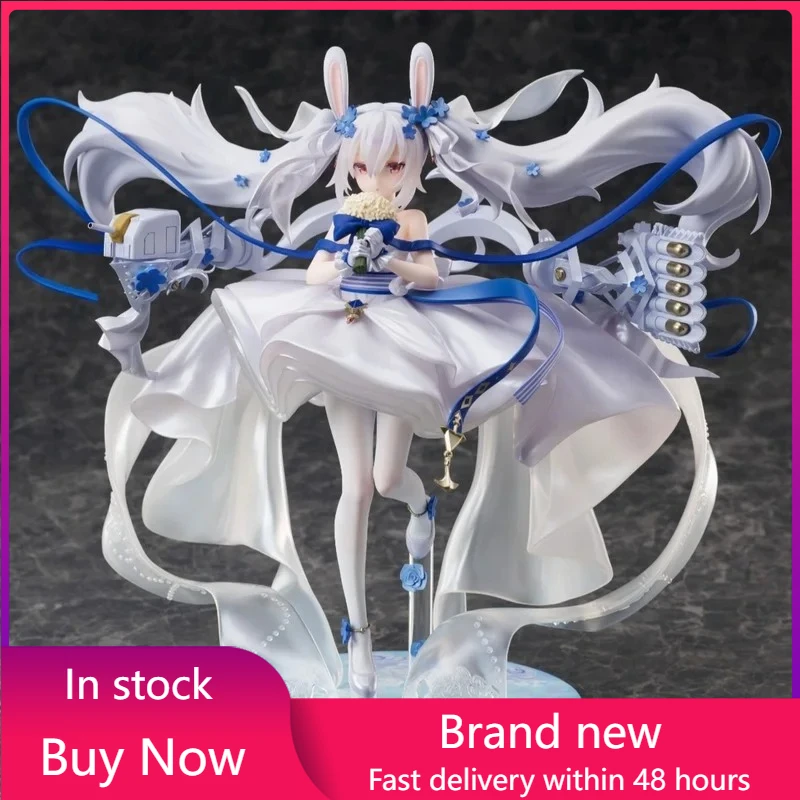 

In stock Genuine Azur Lane Lafite Bunny wedding dress 24cm PVC Action Figure Anime Figure Model Toys Figure Collection Doll Gift