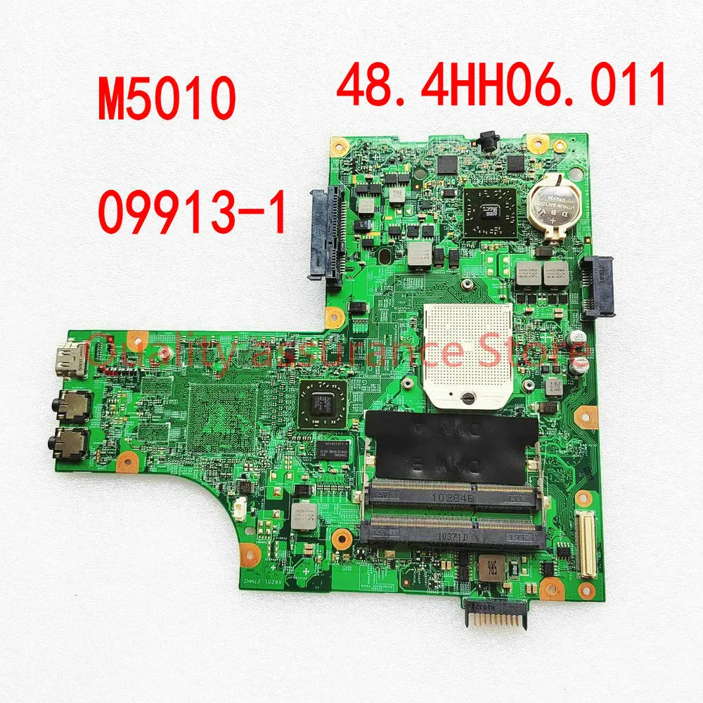 

09913-1 For Dell Inspiron 15R M5010 Notebook 48.4HH06.011 Mainboard CN-0YP9NP YP9NP 0YP9NP Laptop Motherboard 100% Tested