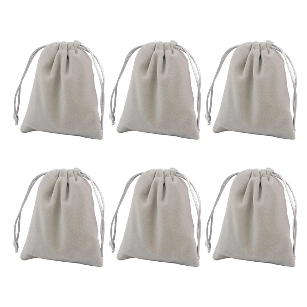 

10Pcs Jewelry Pouches Drawstring Bags Exquisite Workmanship for Sundries Keepsakes Pocket Watches Travel Essentials Gift
