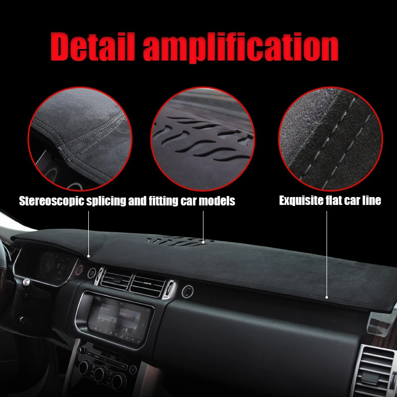 Car Dashboard Cover For Toyota Sienna 2021~2022 LHD RHD Dash Mat Sun Shade Anti-UV Carpets Car Accessories Nonslip Dashmat view 5