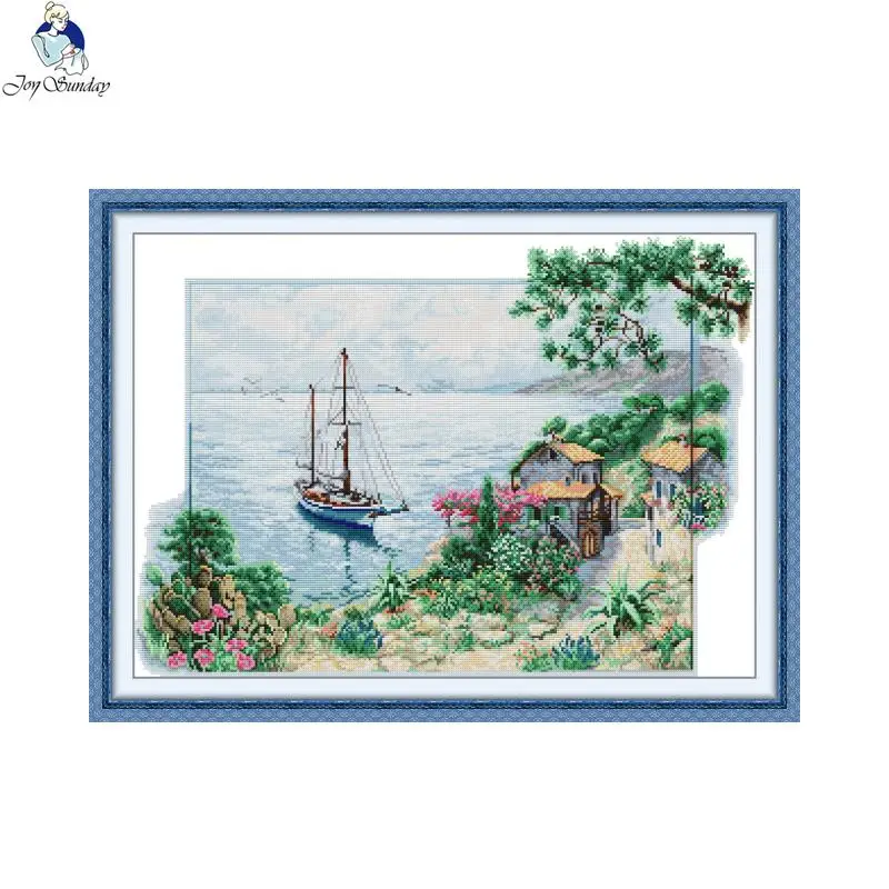 

Joy Sunday Cross Stitch Kit DIY Embroidery 11CT 14CT 16CT DIY Craft Handicraft Hobby Sewing Home Room Display Decoration Gifts