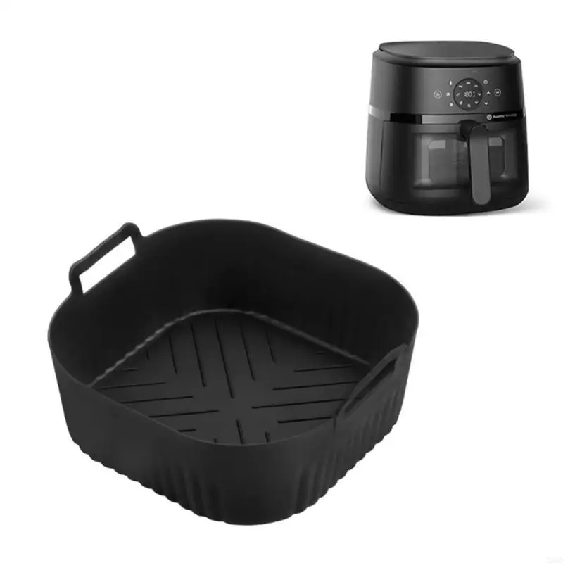 2 piezas revestimiento silicona silicona revestimiento máquina frito cuadrados revestimiento máquina