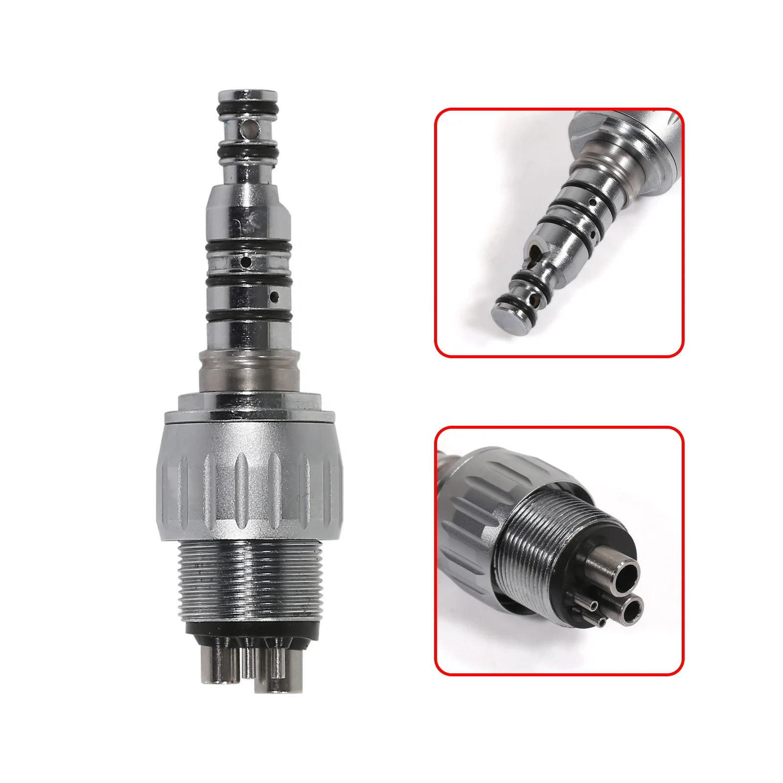 Hot Sale! de ntal  Quick Coupler Coupling 4 Hole Connector Fit Kavo Non-LED 360 degree Swivel