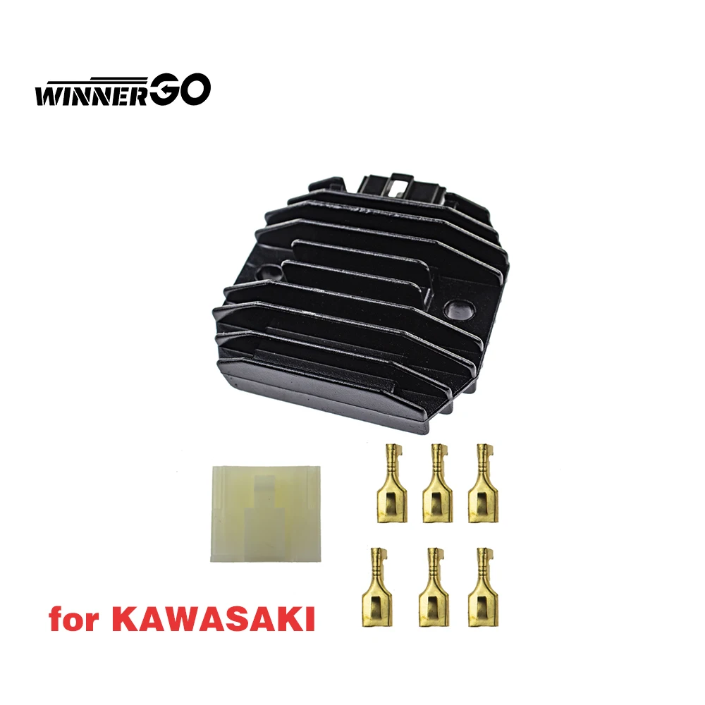 WINNERGO Motorrad-Spannungsregler-Gleichrichter für Kawasaki KLR 650 KLR650 KLX S 250 KLX250S KLXS250 2008-2018 21066-0027 – Detail 7