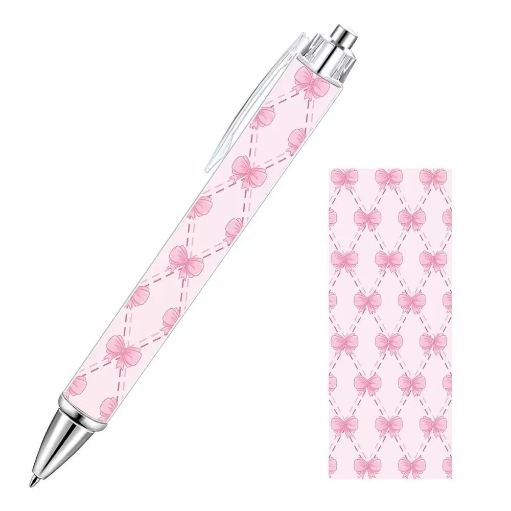 Plastic Pen Ballpoint Pen Inner Rod Roll Paper Push-Action Ballpoint Pen Paper Insertion Gift Pen Wedding Gifts