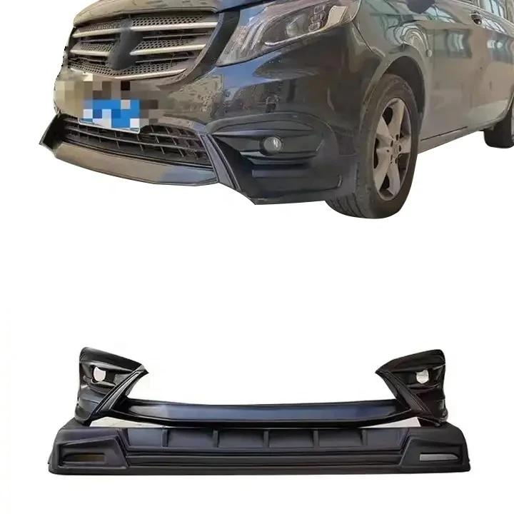 

New Design ABS Material Car Bumper Front Lip Rear Lip for Mercedes Benz Vito 2016-2021 Car Bodykit