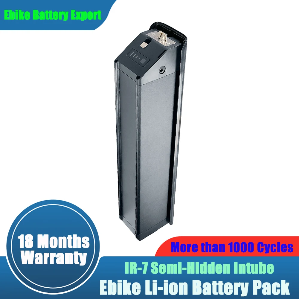 Extra Lithium-ion Battery Pack 48V 52V 16Ah 17.5Ah Semi-Hidden Akku for COLA BEAR Electric Cargo Bike KBO Ranger MOUNTAIN Ebike