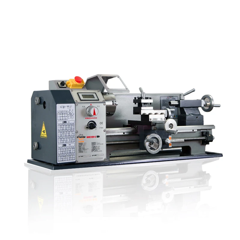 

Small Variable Speed Bench Desktop Lathe Machine WM210V/G