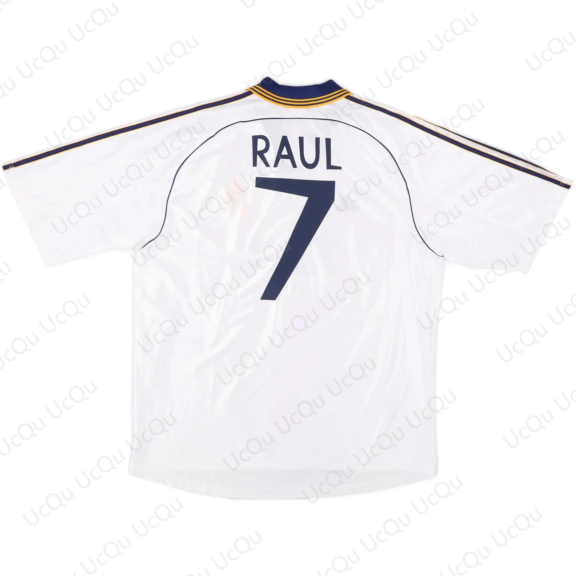 Réplica clásica Vintage de verano para adultos y niños, Camiseta deportiva de fútbol de Raúl #7, Kit de camiseta de fútbol para casa/fuera, 1998-1999