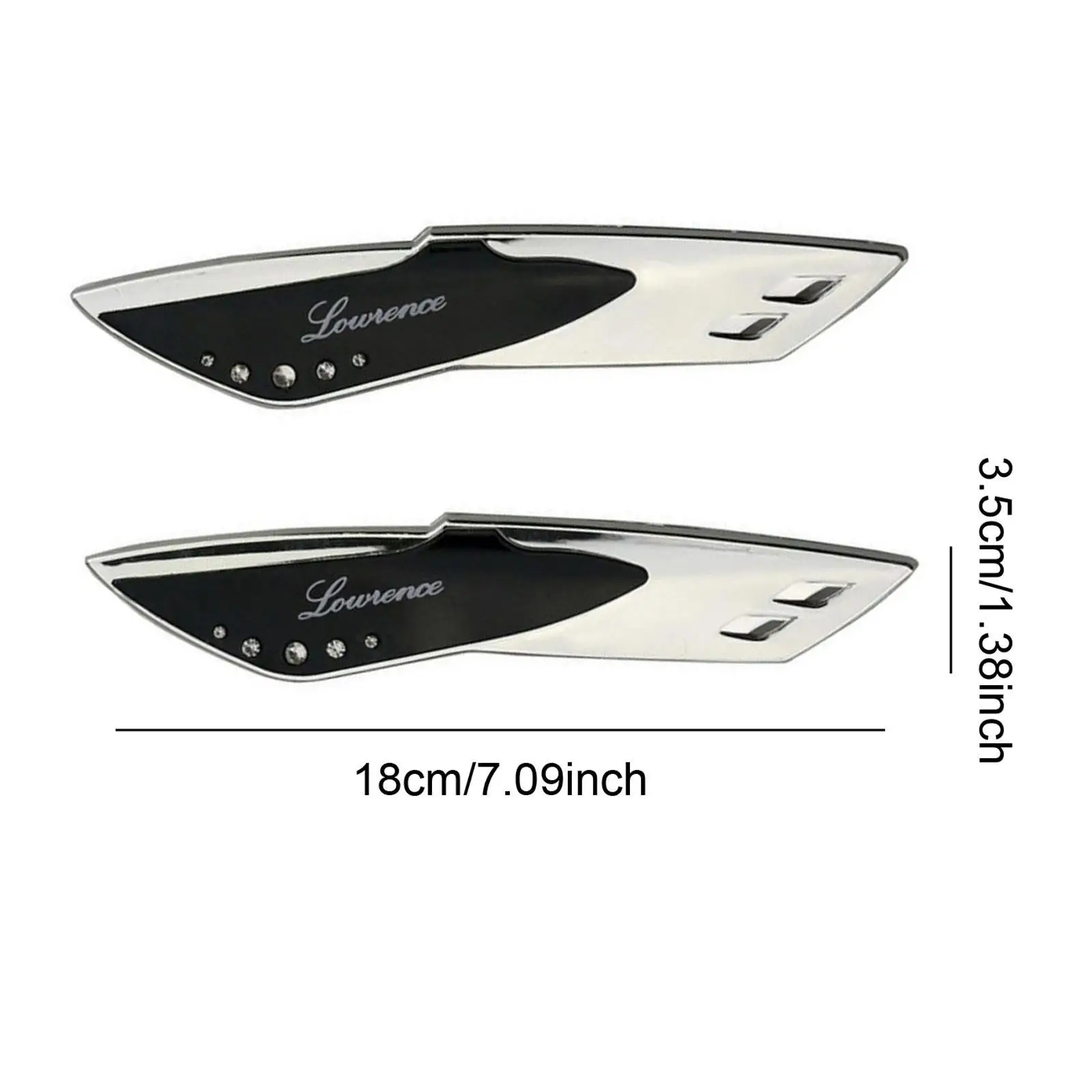 2 Pieces Generic Car Windscreen Wiper Pressurizer Stand Wiper Protector Wiper Wing Blade Spoilers for Truck Vehicle SUV