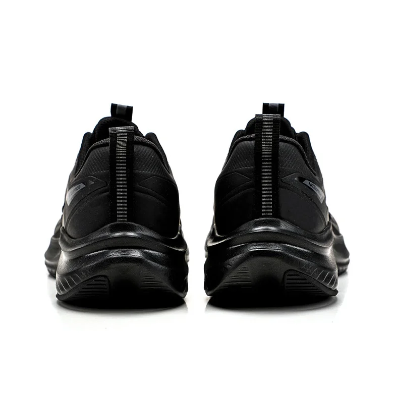 XTEP Synthetic Leather Low top Athletic Shoes Men's Black 975419110021-4