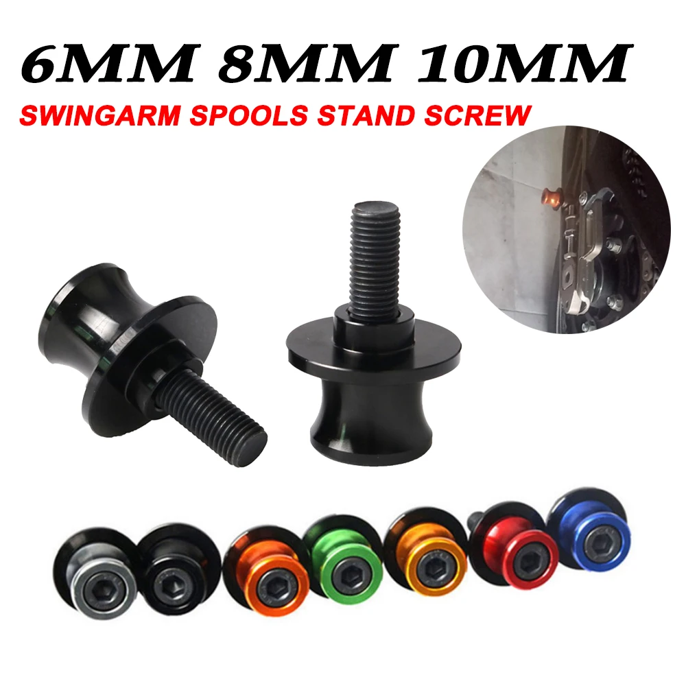 M6 M8 M10 Swingarm Sliders Spool Stand Screw For KTM Suzuki BMW For Kawasaki Honda For Yamaha Triumph 650 750 800 900 1000