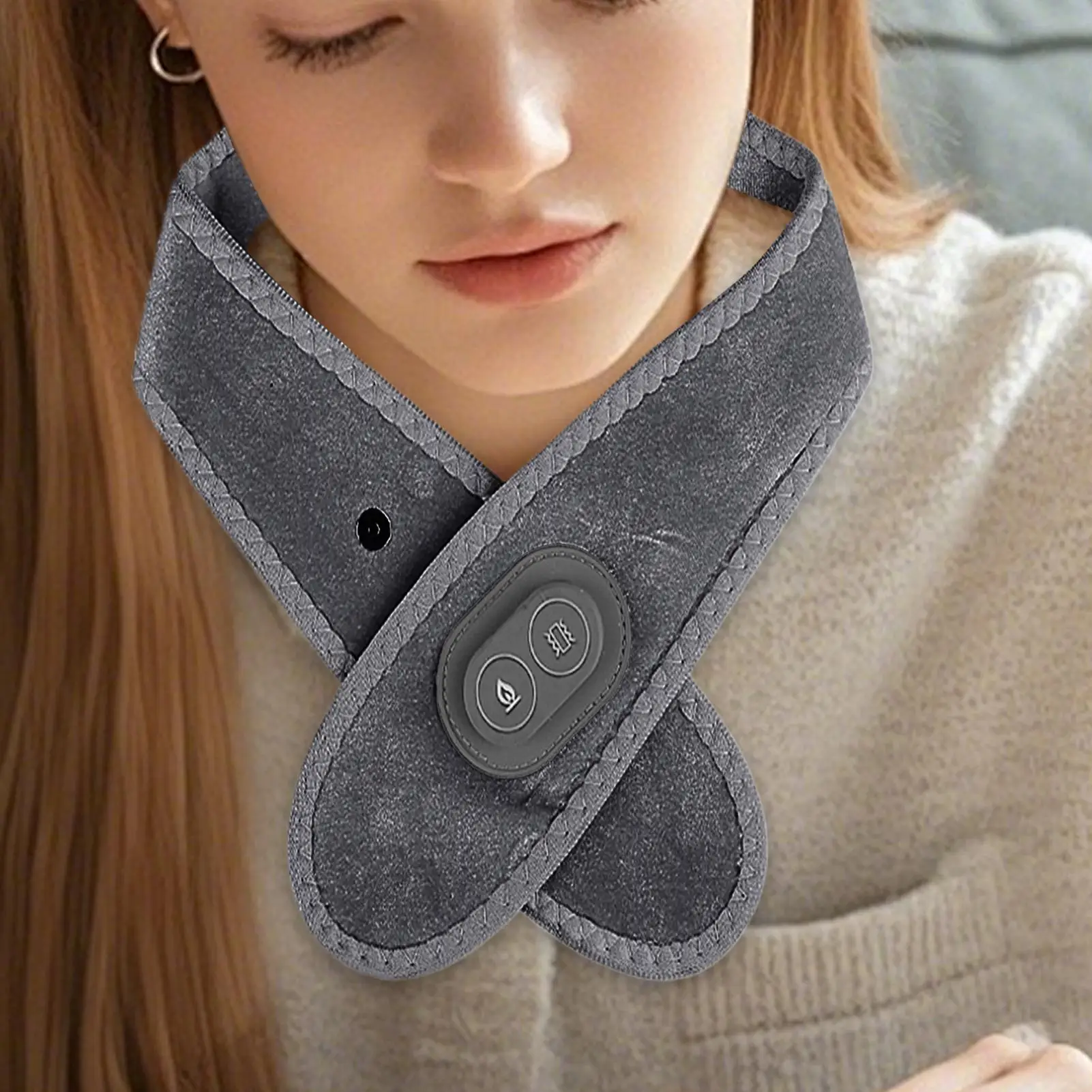 

Грелка для шеи, перезаряжаемый 3-температурный массажер, электрическая грелка для шеи, грелка для боли в мышцах, жесткости, релаксации для мужчин